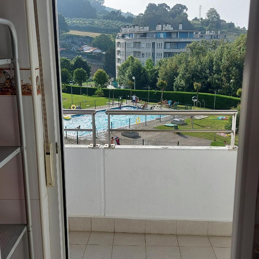 Soleado Piso Con Garaje Y Piscina A 8' Centro Lägenhet Castro Urdiales Exteriör bild